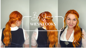 drei verschiedene Frauen mit unterschiedlichen Haarfarben und Haarlängen nebeneinander in getrennten Bildern, die in die Kamera schauen, während sie vor einem  grauen Hintergrund stehen